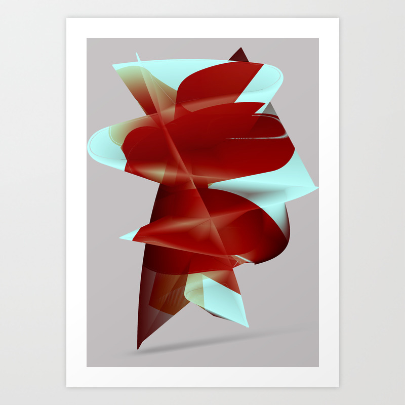 Abstract Shape Minimalism 2 Art Print