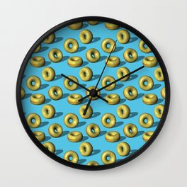 Yuzu Sprinkles Doughnuts Wall Clock