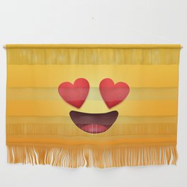Heart Face Emoji Wall Hanging