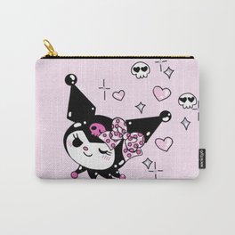 Cat Kuromi Skull Sparkle Carry-All Pouch