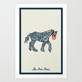 Iron Horse Art Print