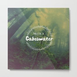 Meet me in Cabeswater Metal Print | Noah, Dreamthieves, Forest, Adam, Theravencycle, Bluelily, Blue, Ronan, Gansey, Cabeswater 