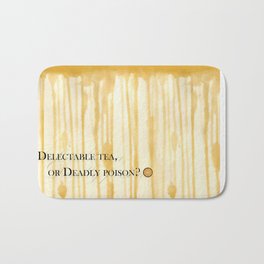 Delectable tea, or Deadly poison? Bath Mat | Quote, Movies & TV, Typography, Risk, Question, Paisho, Chance, Metaphor, Korra, Mixed Media 