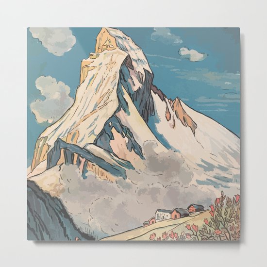 Night Mountains No. 45 Metal Print