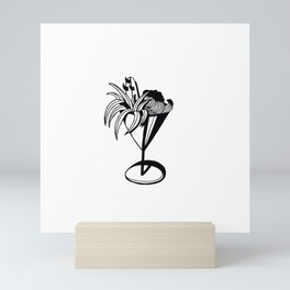 Martini Surf Glass Mini Art Print