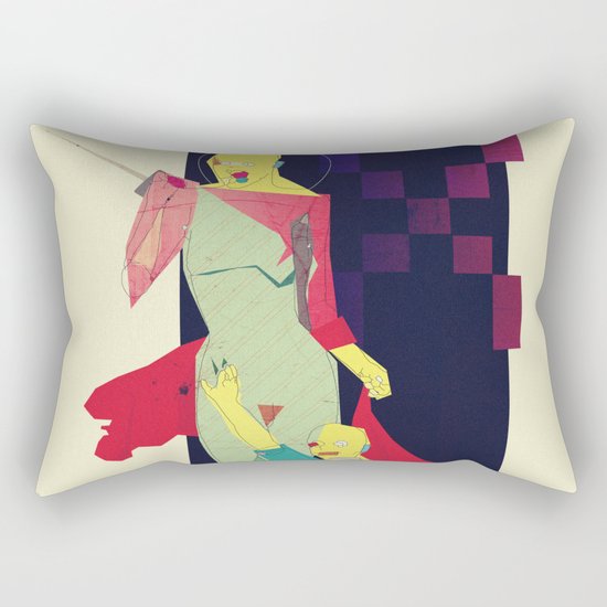 Deep Defense Rectangular Pillow