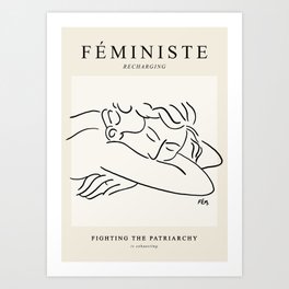 FEMINIST RECHARGING VI — Matisse Exhibition Poster — Feminist Art — Art Print