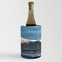 Table Mountain And Lion's Head Cape Town City Sea Beach, South Africa Wine Chiller