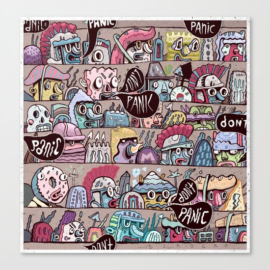 Don't Panic (Resist) Canvas Print