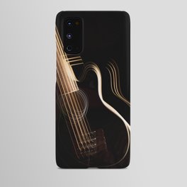 Echo of the Invisible World Inspirational Bass Guitar Abstract Portrait Android Case