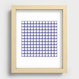 Heart Strings Very Peri Recessed Framed Print