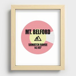 Mt. Belford Colorado Recessed Framed Print