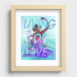 Living for Love Recessed Framed Print
