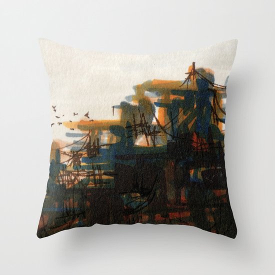 The City Throw Pillow
