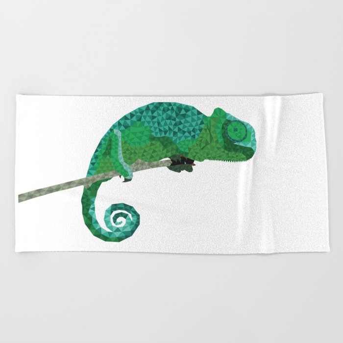 Chameleon Beach Towel