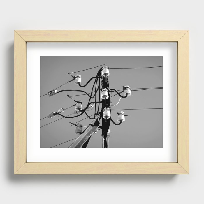 WIRE Recessed Framed Print