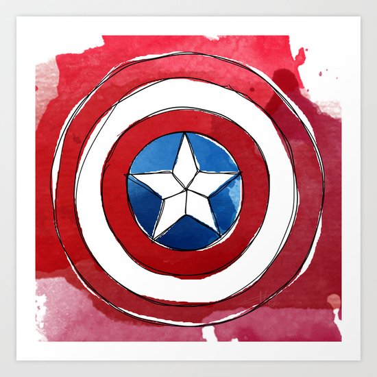 CAPTAIN AMERICA Art Print