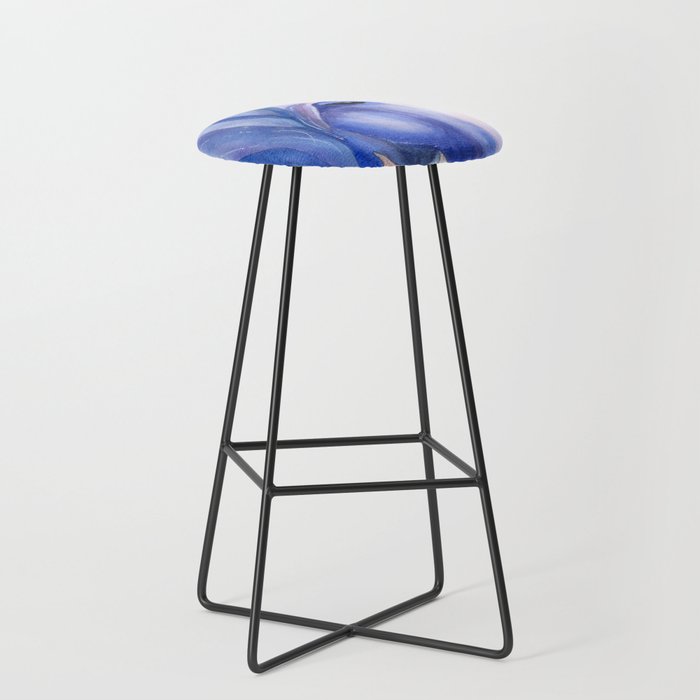 blue unicorn Bar Stool