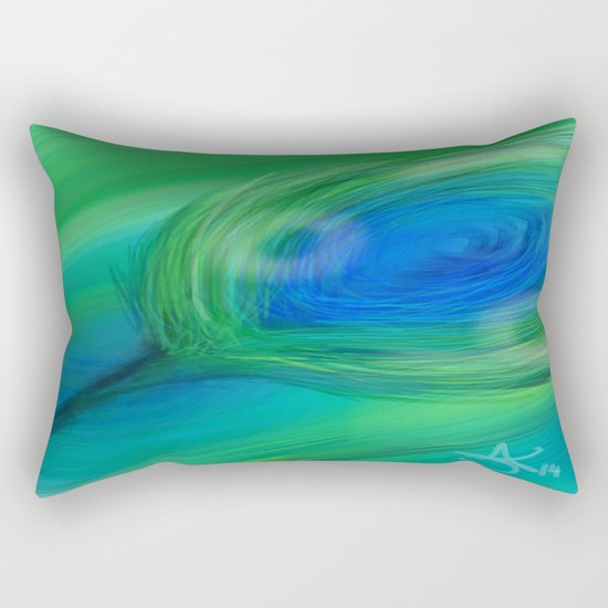 Peacock Rectangular Pillow
