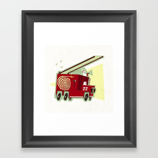 FIRE!!! Framed Art Print
