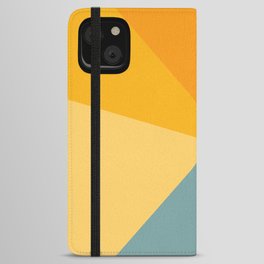 Abstract Mountain Sunrise iPhone Wallet Case