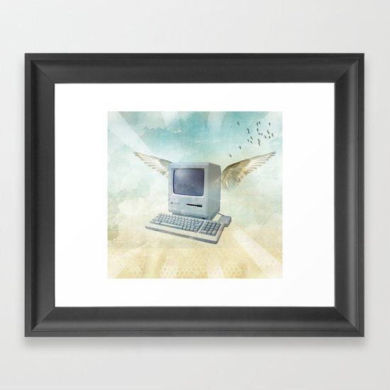 flying Mac Framed Art Print