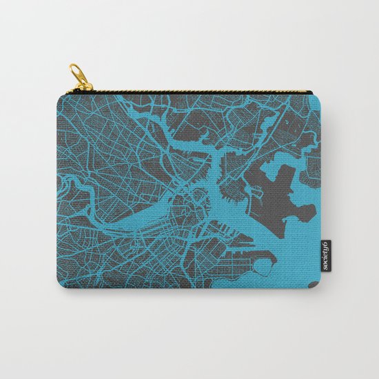 Boston map Carry-All Pouch