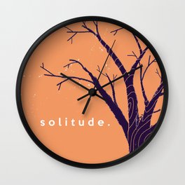 Solitude. Wall Clock
