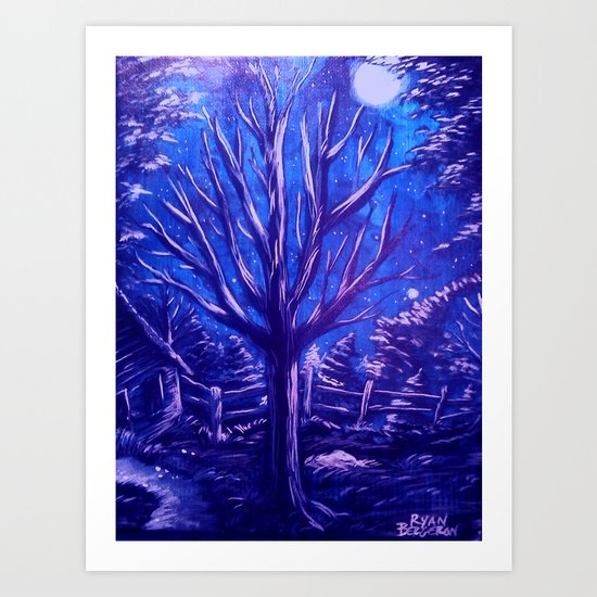 Lonely Tree Art Print