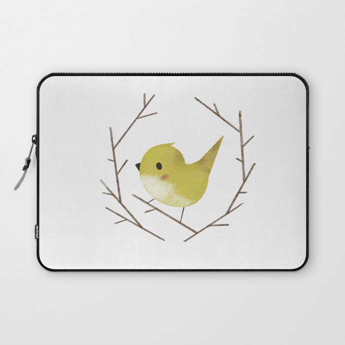 Yellow Bird Laptop Sleeve