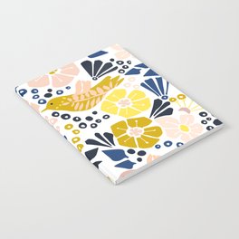 Wellness garden – florals matching to design for a happy life Notebook