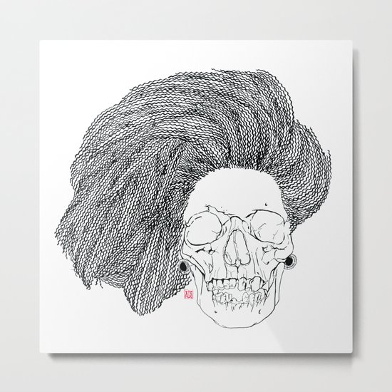 She is CHANEL Metal Print