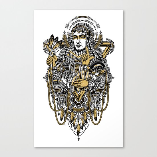 mother of punk Canvas Print