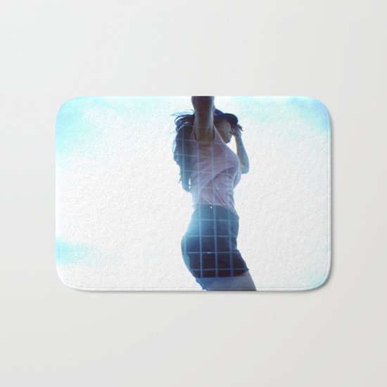 Double exposed film Bath Mat