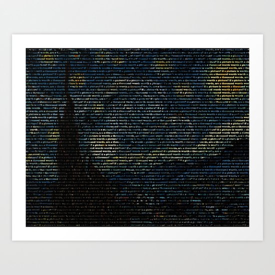 Painting with Words Art Print
