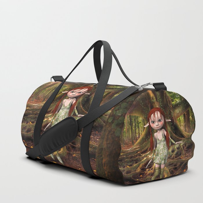 Elf and Treehouse Duffle Bag