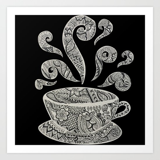 But first, Coffee Art Print