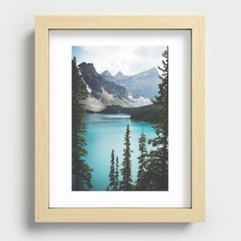 • lake moraine • Recessed Framed Print