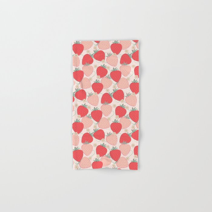 Strawberry Patch Hand & Bath Towel