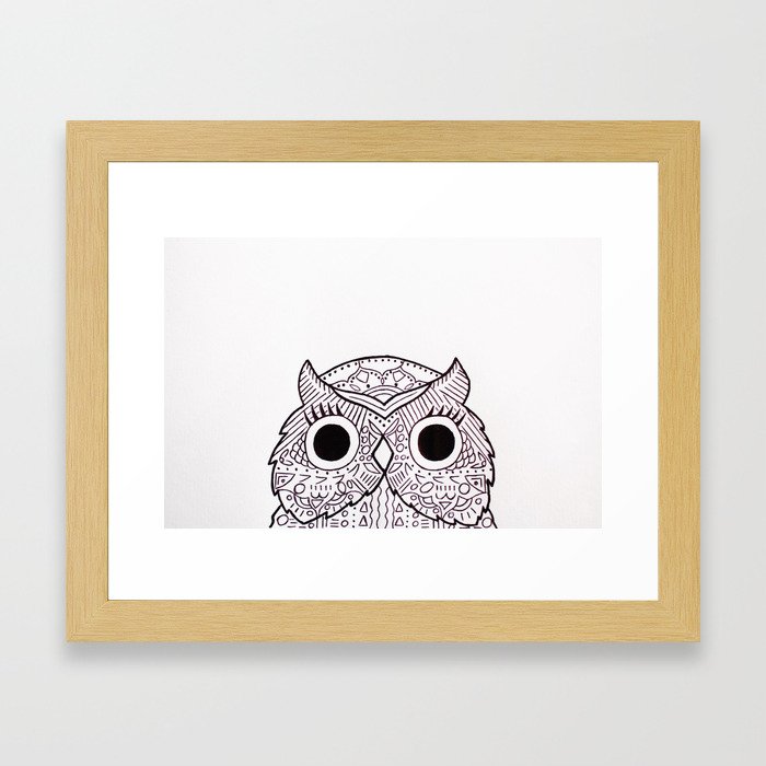 OWL Framed Art Print