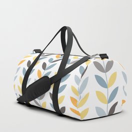 Scandinavian seamless leaves pattern Duffle Bag