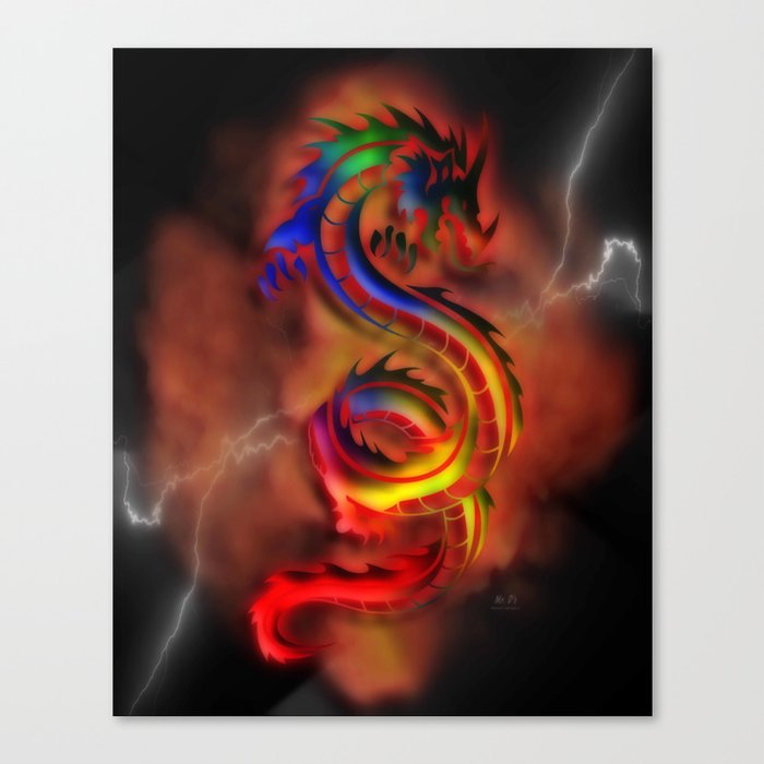 Dragon Two Canvas Print