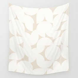 Abstract Shapes - Neutral White I Wall Tapestry