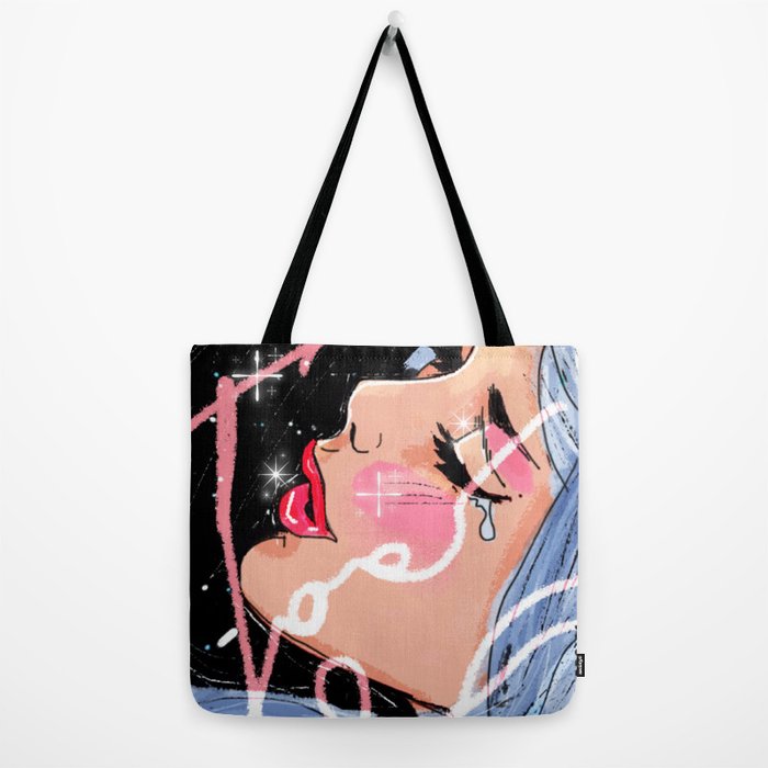Starry Babe Tote Bag by Moon_brains |