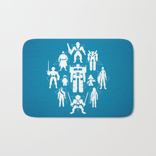 Plastic Heroes Bath Mat