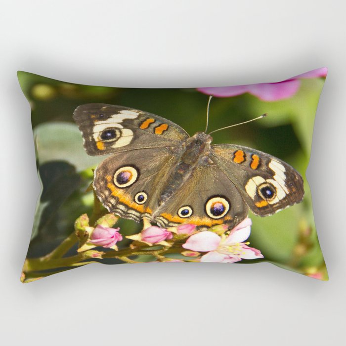 Buckeye Butterfly Rectangular Pillow