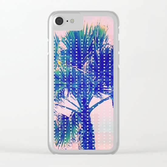 Palm tree Clear iPhone Case