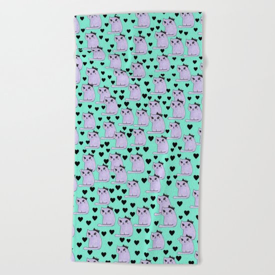 cats-178 Beach Towel