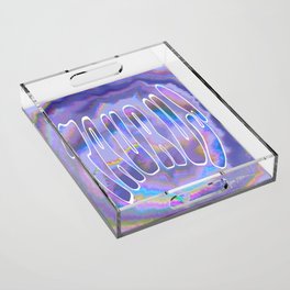 Taurus Tie-Dye Acrylic Tray