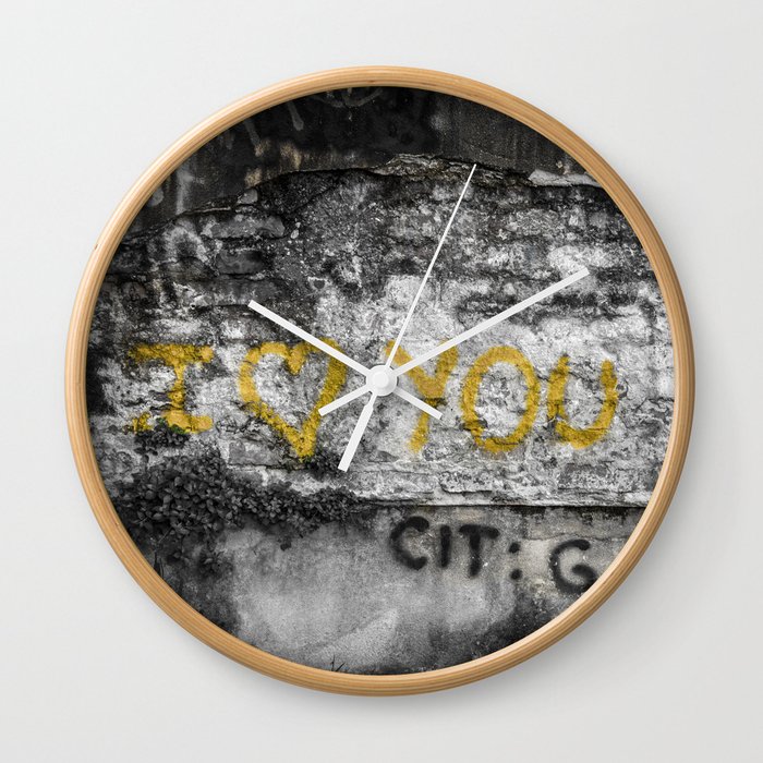 I Love You Wall Clock